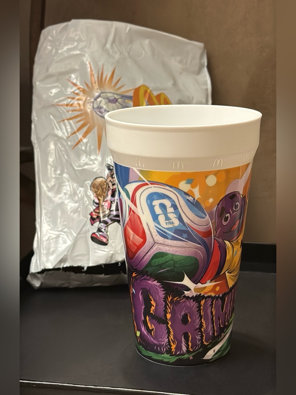 McDonalds FIFA World Cup 2026 Grimace NEW WITH TAGS/PACKAGING